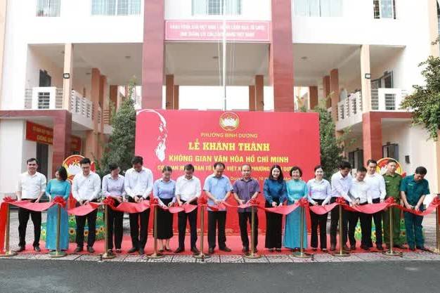 Phường Bình Dương khánh thành công trình “Không gian Văn hóa Hồ Chí Minh”