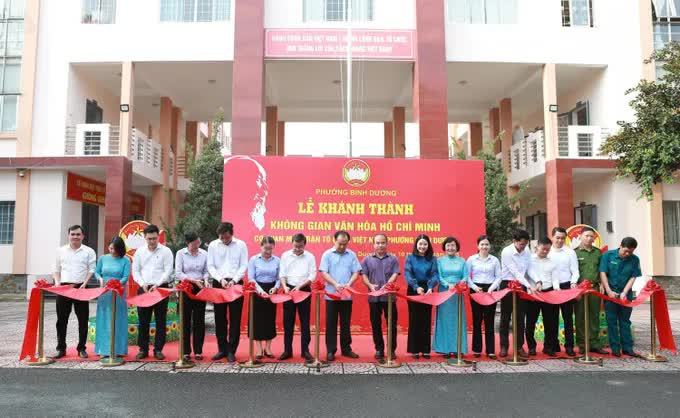 Phường Bình Dương khánh thành công trình “Không gian Văn hóa Hồ Chí Minh”