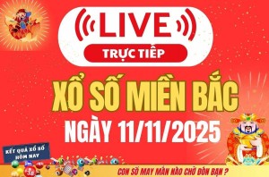 TRỰC TIẾP: Kết quả Xổ số miền Bắc hôm nay 11/11/2025 - XSMB 11/11