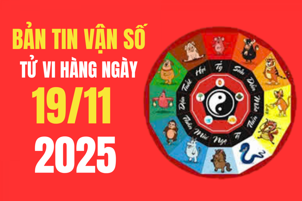 Tử vi - Vận số ngày 19/11/2025: Cát tinh chiếu mệnh, vạn sự cát tường, tài lộc vượng phát