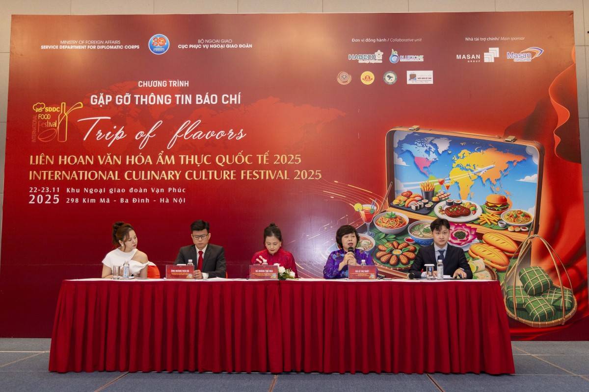 Liên hoan Văn hóa Ẩm thực Quốc tế 2025: Hành trình vị giác năm châu