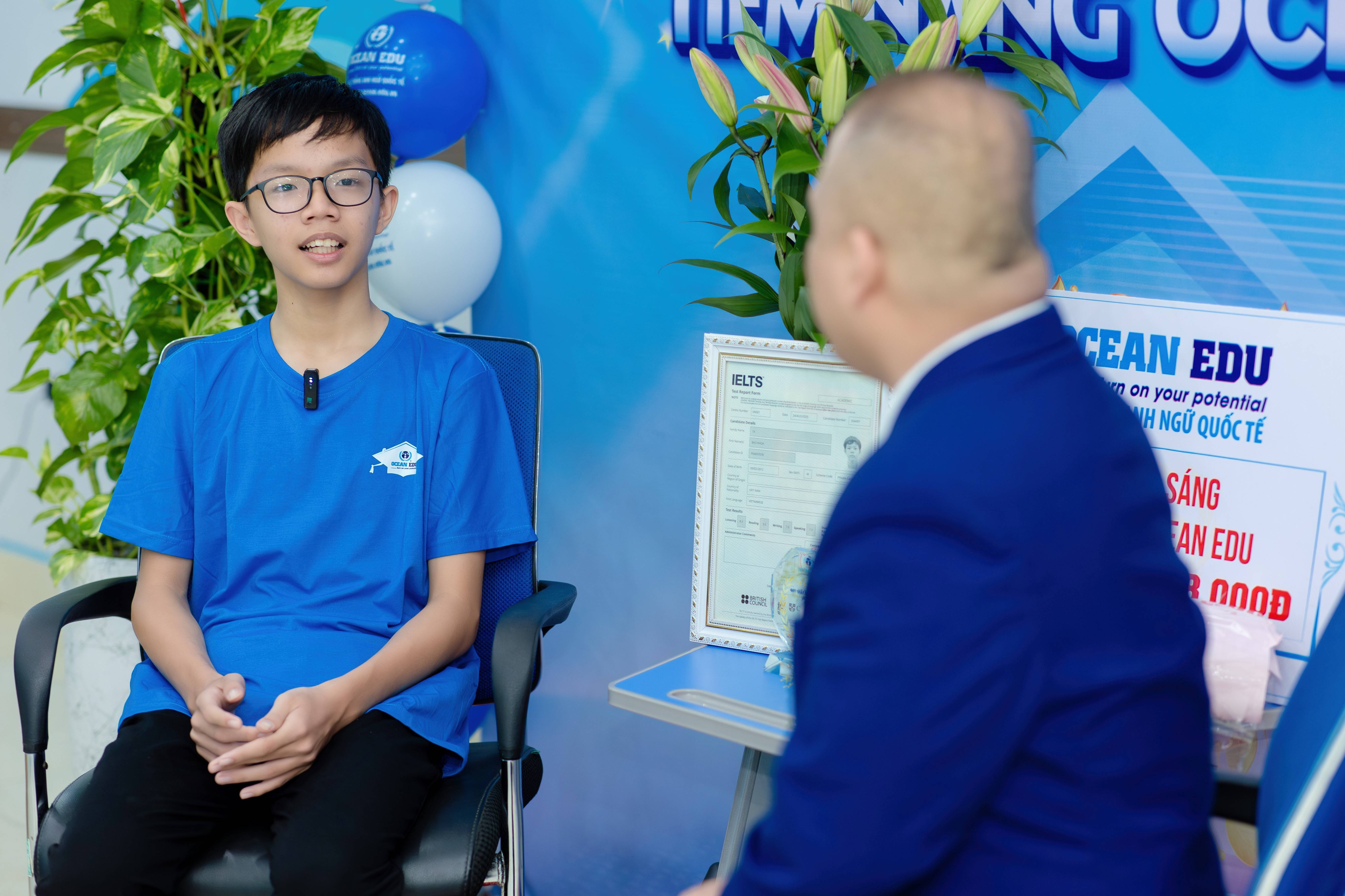 Học sinh 13 tuổi đạt 8.0 IELTS - Hành trình chinh phục đáng tự hào của cậu bé Quảng Trị