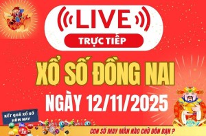 TRỰC TIẾP: Xổ số Đồng Nai hôm nay ngày 12/11/2025 - XSDN 12/11