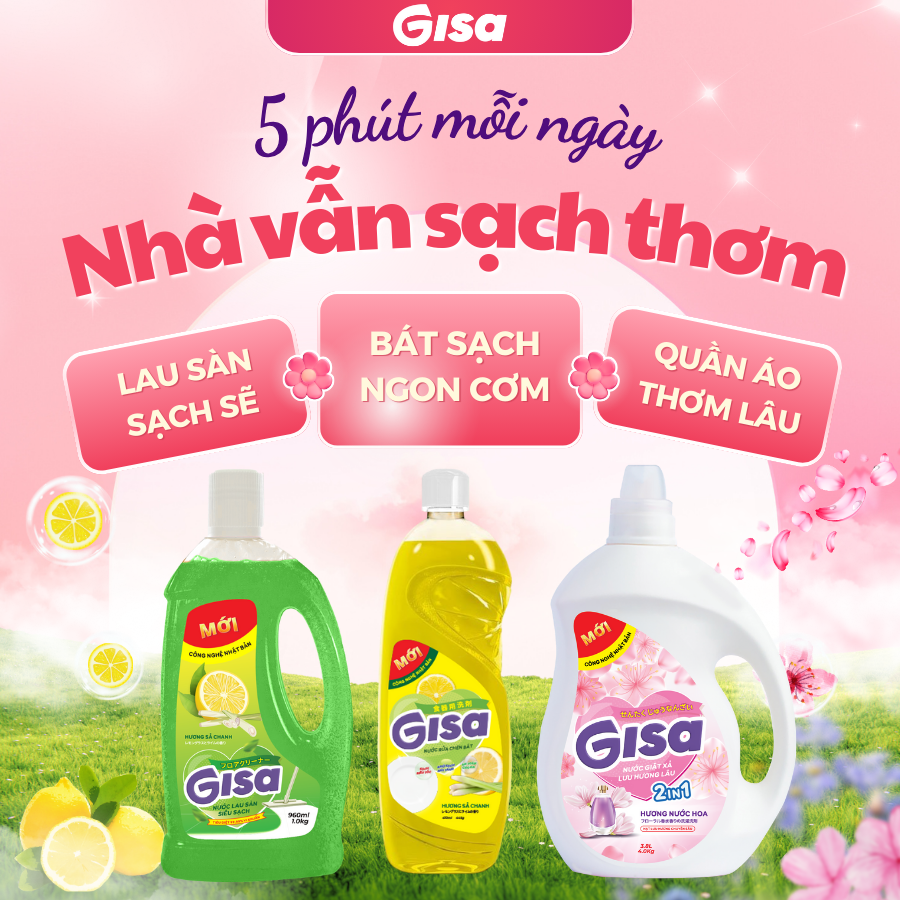 GISA – Thương hiệu Việt mang tinh thần Nhật trong từng giọt sạch