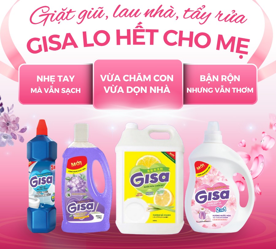 GISA – Thương hiệu Việt mang tinh thần Nhật trong từng giọt sạch