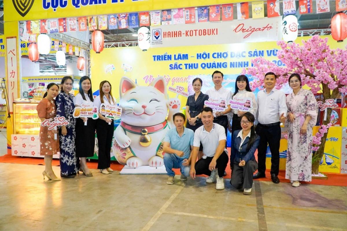 Lan tỏa bánh tươi – bánh kẹo cao cấp tại Hội chợ Sắc Thu Quảng Ninh 2025