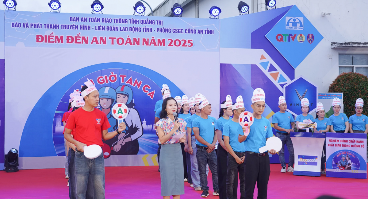 Quảng Trị: Sôi nổi sân chơi “Điểm đến an toàn” hướng đến hành trình giao thông văn minh