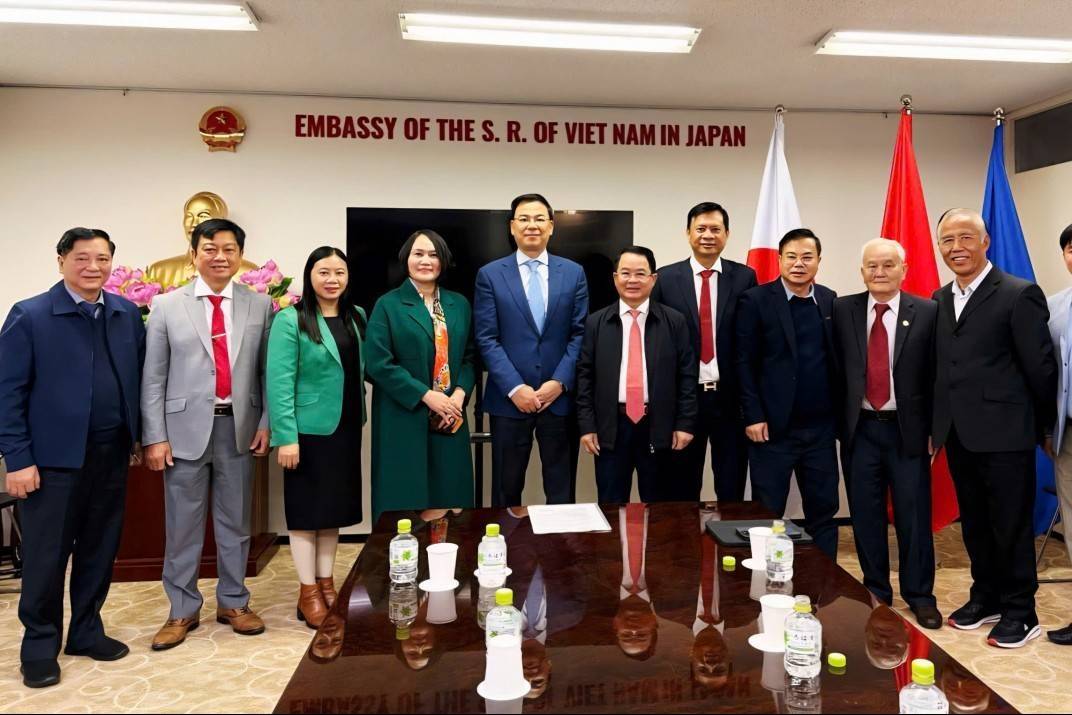 Lãnh đạo Hiệp hội Doanh nghiệp tỉnh Đắk Lắk thăm và làm việc với Đại sứ quán Việt Nam tại Nhật Bản