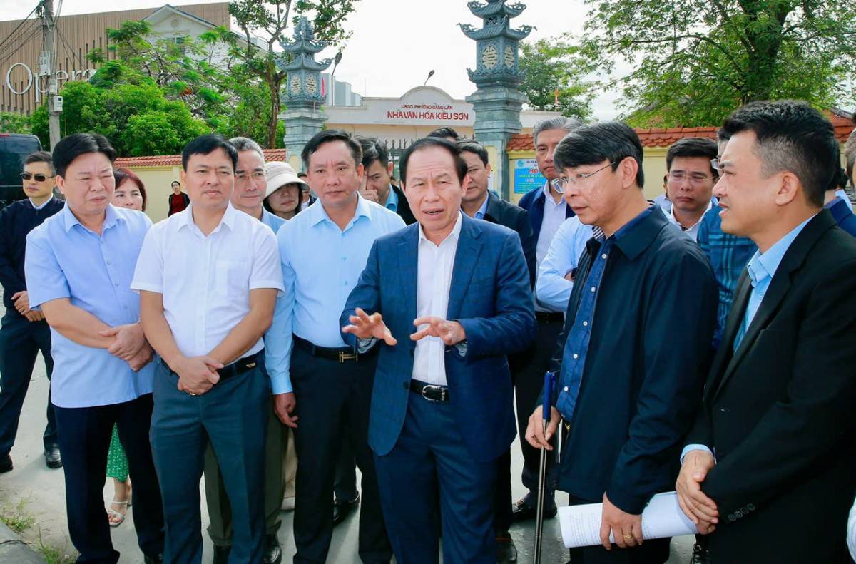 Hải Phòng tăng tốc triển khai các dự án thích ứng biến đổi khí hậu và chỉnh trang đô thị trung tâm