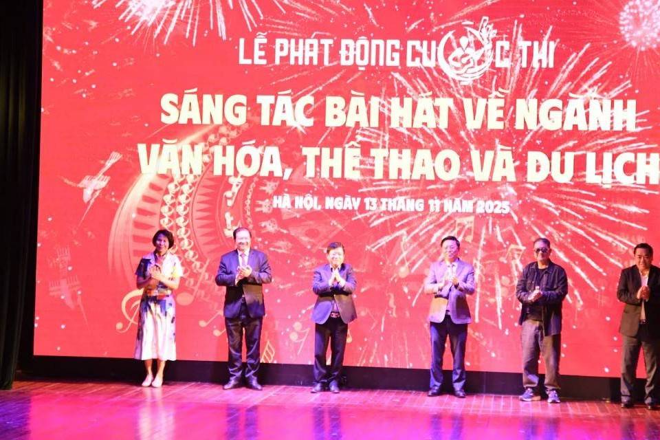 Phát động Cuộc thi Sáng tác bài hát về Ngành Văn hóa, Thể thao và Du lịch