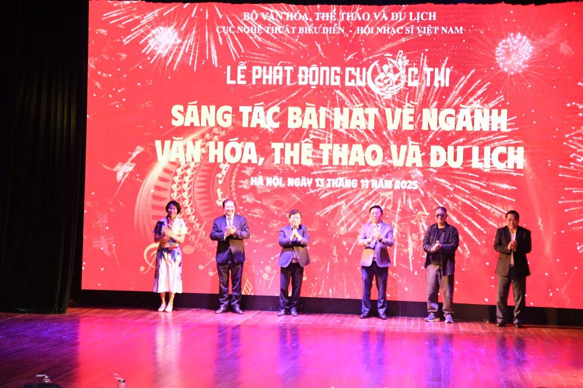 Phát động Cuộc thi Sáng tác bài hát về Ngành Văn hóa, Thể thao và Du lịch