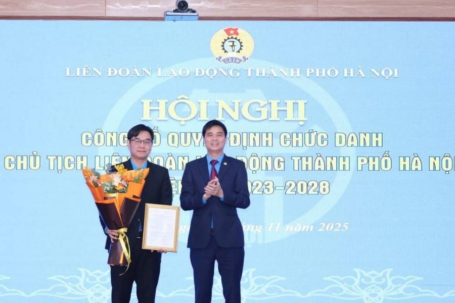 Ông Nguyễn Văn Thắng giữ chức Chủ tịch Liên đoàn Lao động thành phố Hà Nội