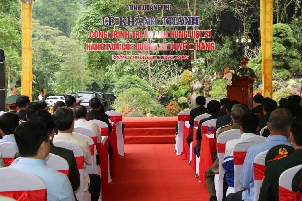 Quảng Trị: Khánh thành công trình tôn tạo Hang Tám Cô