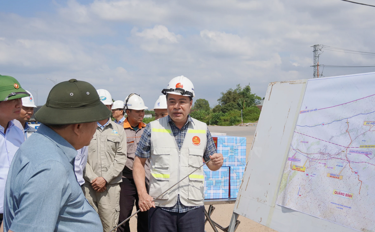 Phó Thủ tướng Nguyễn Chí Dũng kiểm tra loạt dự án trọng điểm tại Quảng Trị