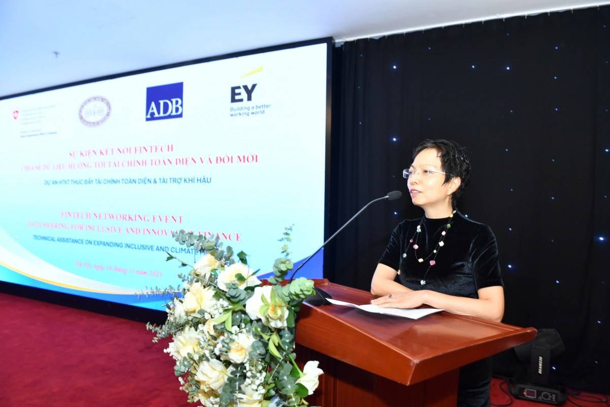 Bà Nguyễn Hồng Giang - đại diện Cục Phát triển kinh tế Liên bang Thụy Sĩ (SECO)