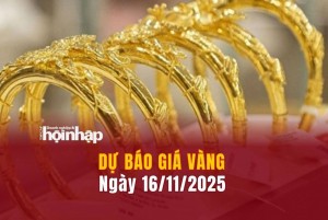 Dự báo giá vàng 16/11: Giá vàng nhẫn, vàng miếng tiếp tục giảm "sốc"