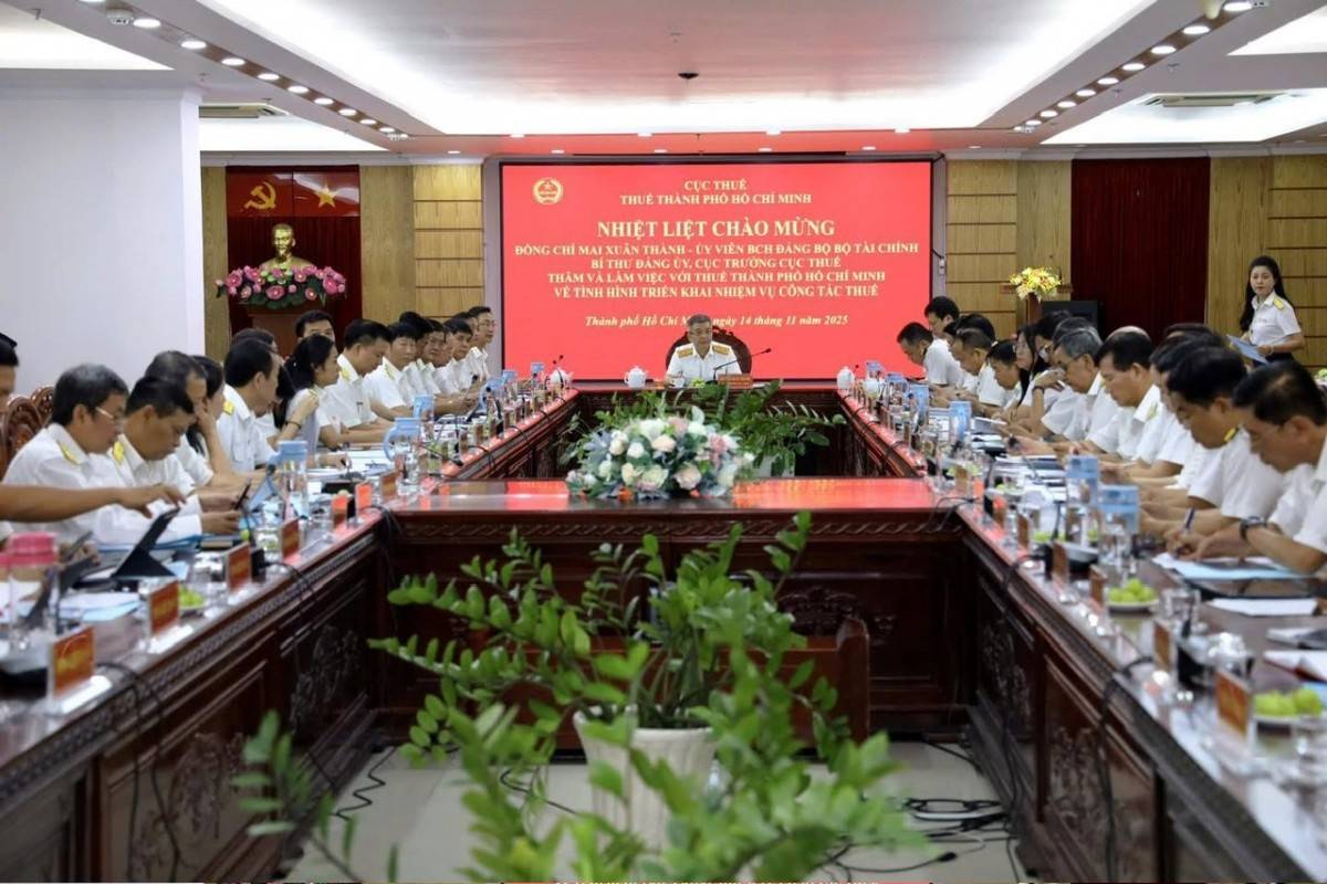 Thuế TP. Hồ Chí Minh: Thu ngân sách đạt 510.183 tỷ đồng trong 10 tháng 2025