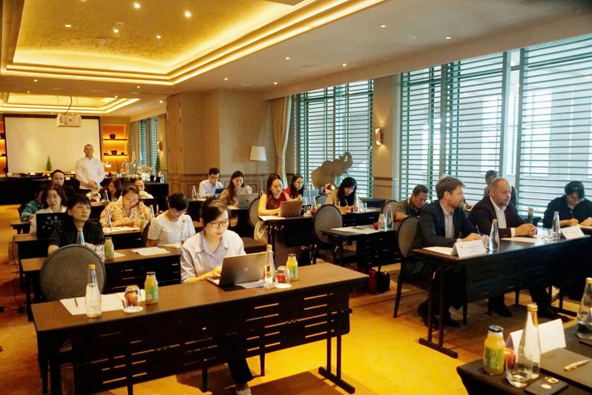 Quang cảnh họp báo.