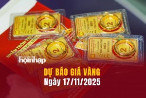 Dự báo giá vàng 17/11: Giá vàng nhẫn, vàng miếng "bật" tăng mạnh