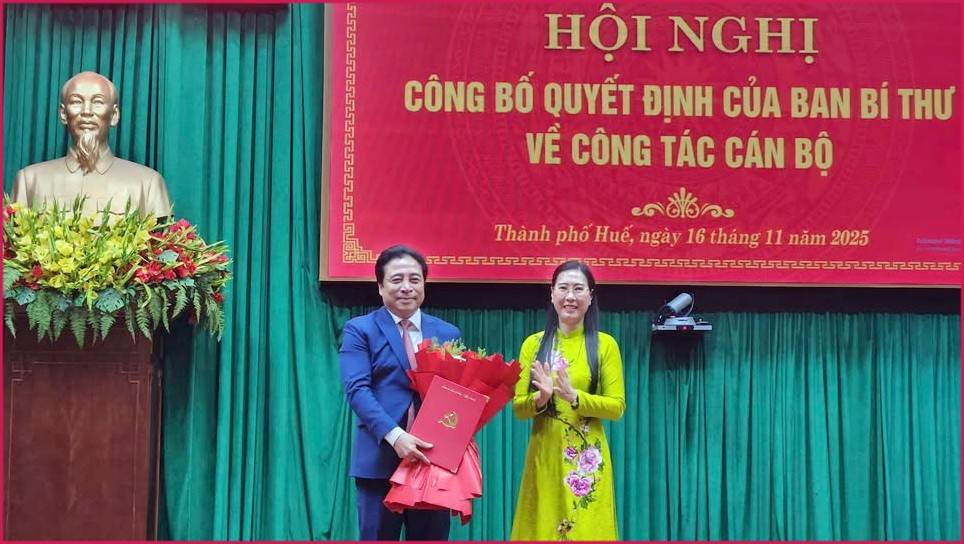 Chủ tịch UBND tỉnh Khánh Hòa được chỉ định giữ chức Phó Bí thư Thành ủy Huế