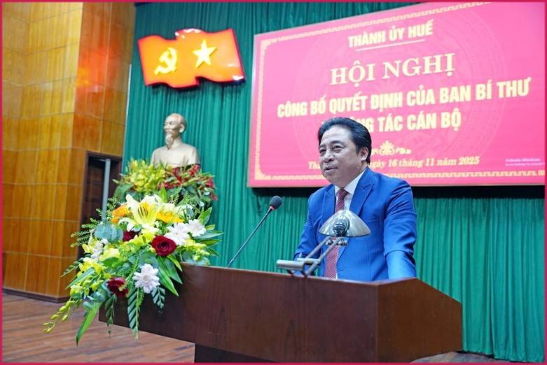 Chủ tịch UBND tỉnh Khánh Hòa được chỉ định giữ chức Phó Bí thư Thành ủy Huế Chủ tịch UBND tỉnh Khánh Hòa được chỉ định giữ chức Phó Bí thư Thành ủy Huế