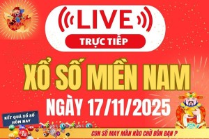 TRỰC TIẾP: Kết quả Xổ số miền Nam hôm nay 17/11/2025 - XSMN 17/11