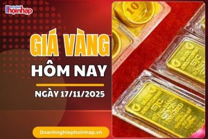 Giá vàng hôm nay 17/11: Vàng trong nước giảm, thế giới tăng vượt 4000 USD/ounce