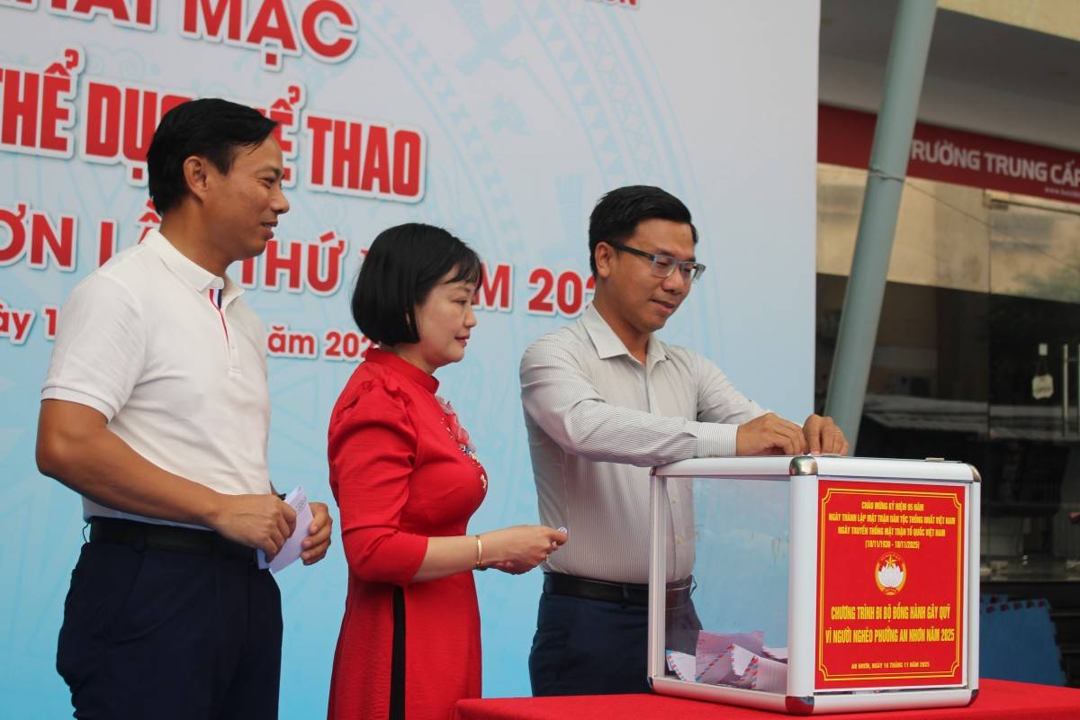 Phường An Nhơn (TP.HCM) khai mạc Đại hội Thể dục thể thao toàn dân và gây quỹ Vì Người nghèo