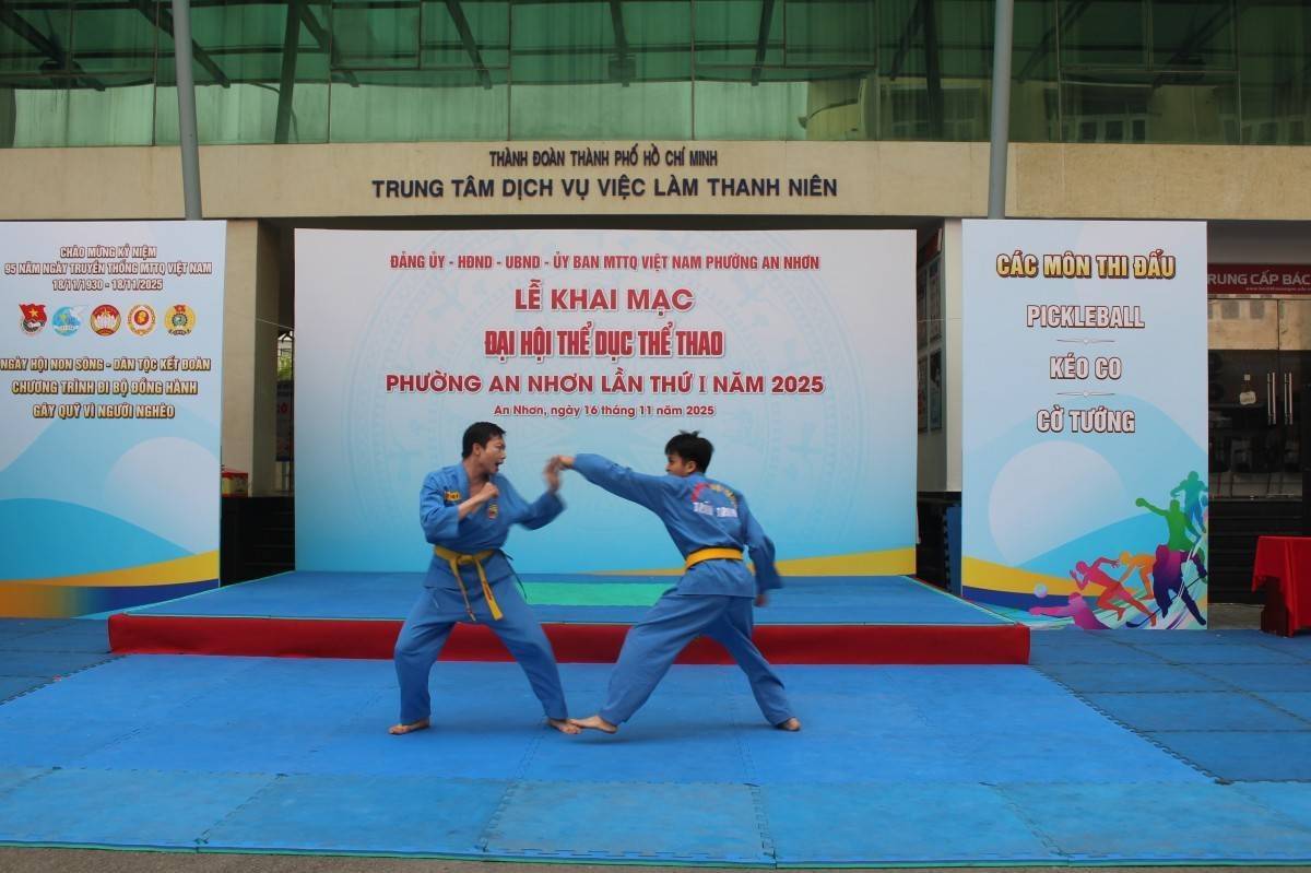 Phường An Nhơn (TP.HCM) khai mạc Đại hội Thể dục thể thao toàn dân và gây quỹ Vì Người nghèo