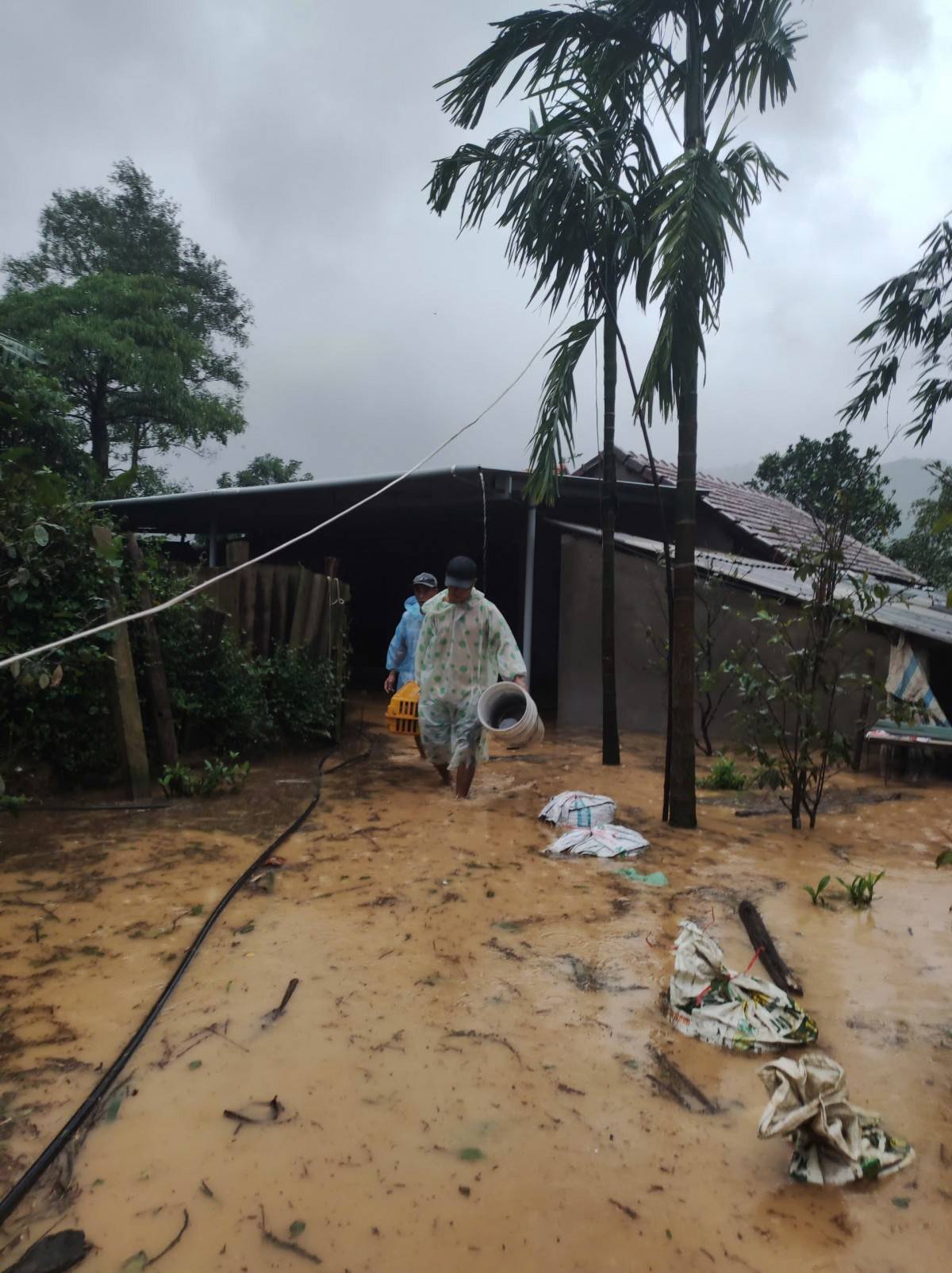 Quảng Trị: Lũ lên nhanh ở Đakrông, nhiều tuyến giao thông bị chia cắt, sạt lở