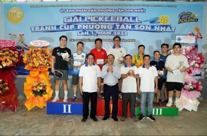 Phường Tân Sơn Nhất (TP. Hồ Chí Minh) khánh thành cụm sân Pickleball và khai mạc Giải tranh Cúp lần 1 năm 2025
