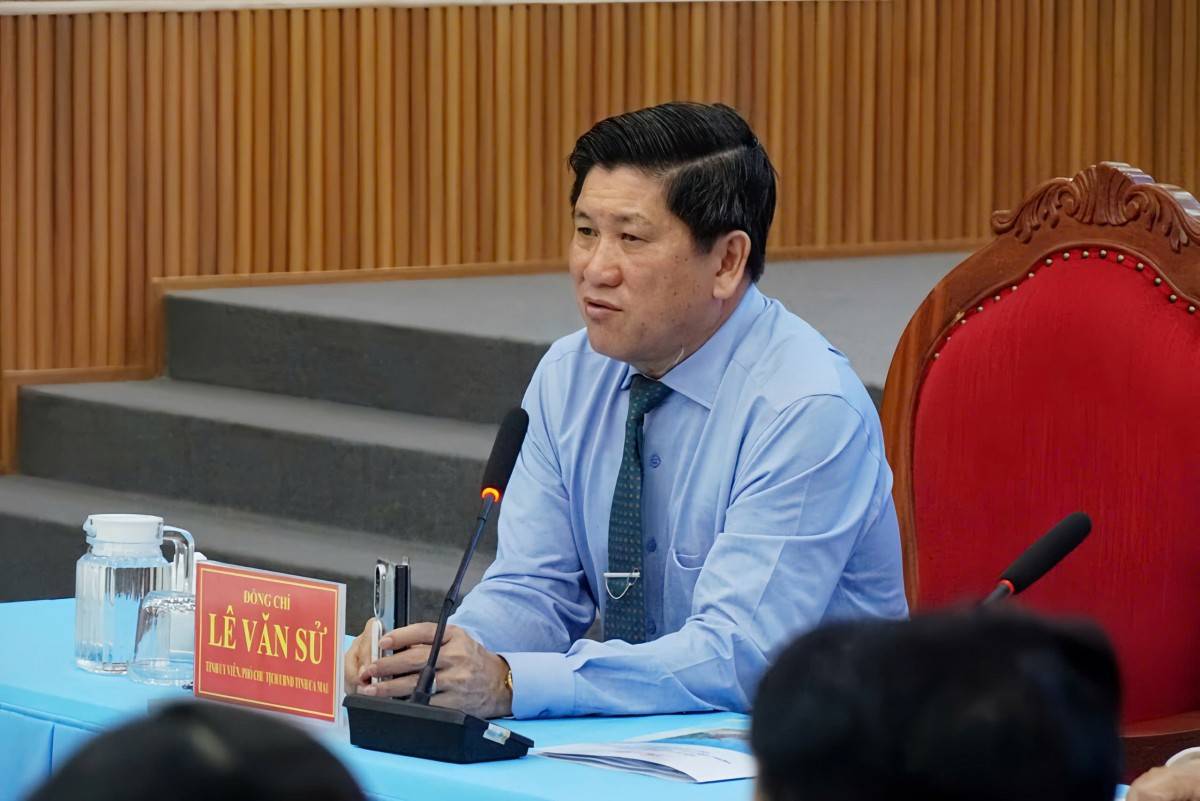 Tỉnh ủy viên, Phó Chủ tịch UBND tỉnh Cà Mau Lê Văn Sử