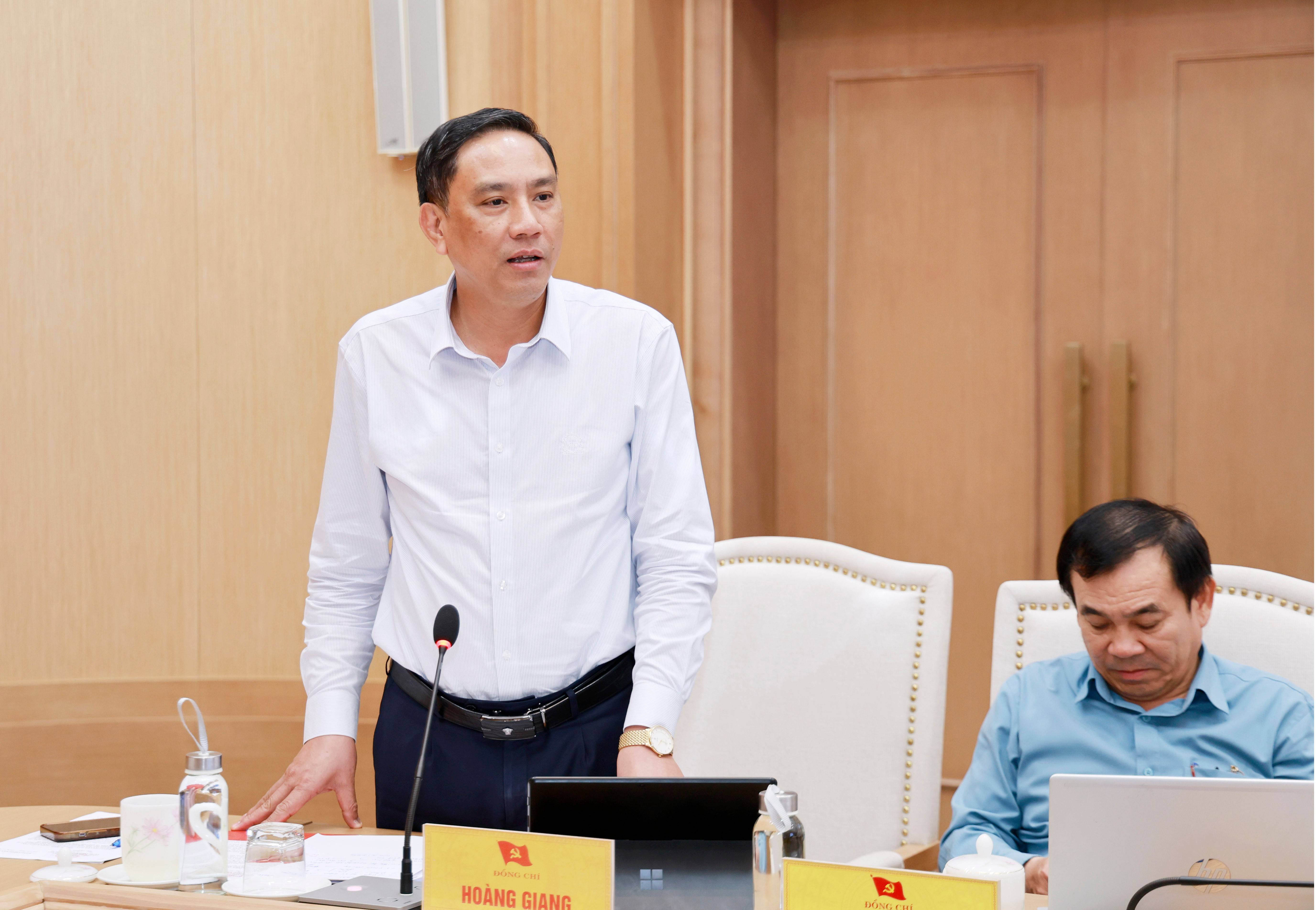 ông Hoàng Giang – Phó Bí thư Thường trực Tỉnh ủy