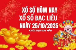 XSBL 25/11, Kết quả xổ số Bạc Liêu hôm nay 25/11/2025, Trực tiếp XSBL ngày 25 tháng 11