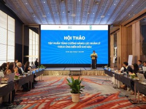 Tăng cường năng lực quản lý thích ứng với biến đổi khí hậu