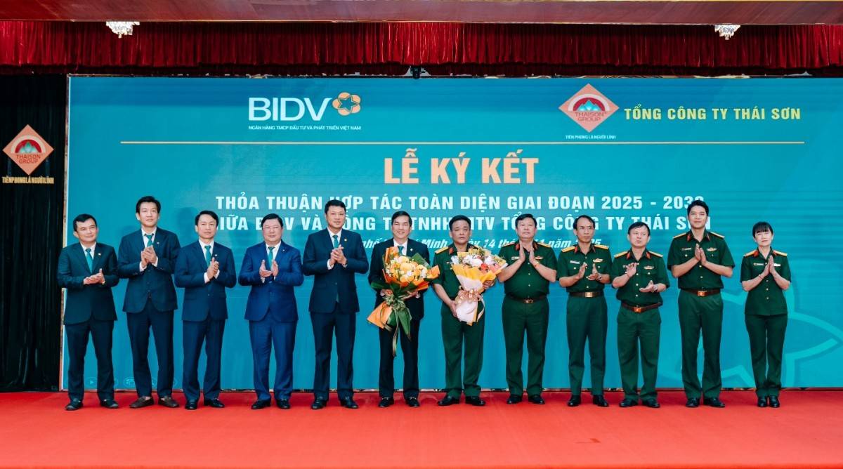 BIDV và Tổng Công ty Thái Sơn triển khai hợp tác toàn diện