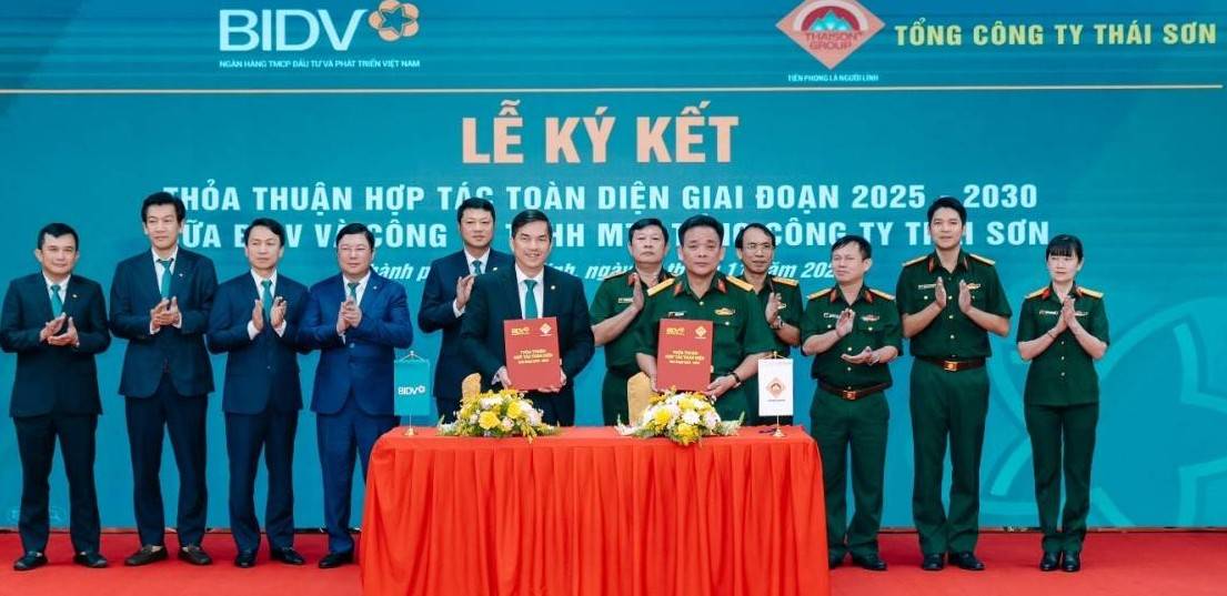 BIDV và Tổng Công ty Thái Sơn triển khai hợp tác toàn diện
