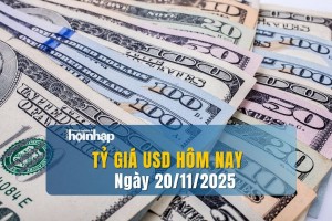 Tỷ giá USD hôm nay 20/11/2025: Đồng USD tiếp đà "bật" tăng
