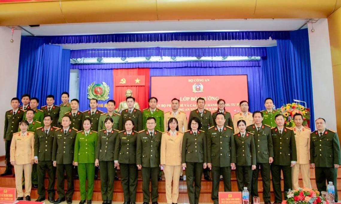 Bộ Công an khai giảng lớp bồi dưỡng nghiệp vụ pháp chế 2025 tại Đà Lạt