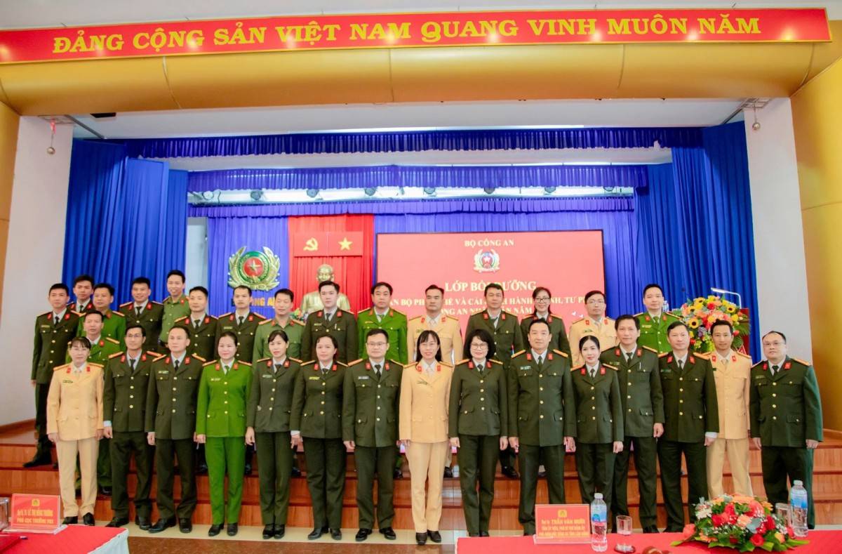 Bộ Công an khai giảng lớp bồi dưỡng nghiệp vụ pháp chế 2025 tại Đà Lạt