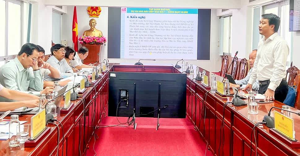 Tập đoàn Sao Mai tham vọng làm dự án điện mặt trời tổng vốn 1.000 tỷ đồng tại Cần Thơ