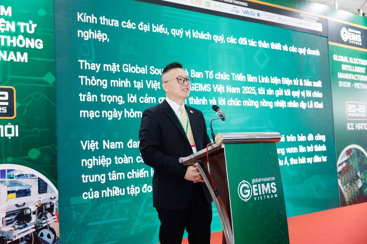 GEIMS Việt Nam 2025 – Khởi nguồn làn sóng sản xuất thông minh và đổi mới công nghệ cho ngành điện tử Việt Nam