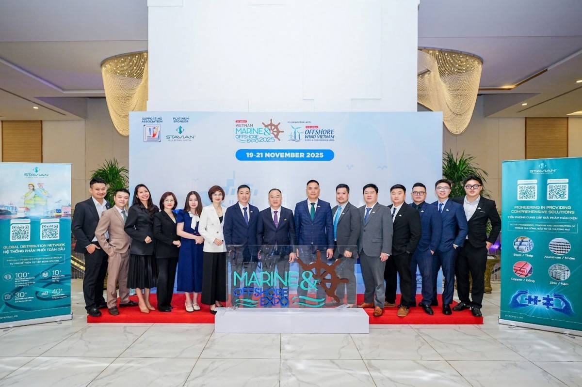 Ban Lãnh đạo Stavian Industrial Metal tại Triển lãm VIMOX 2025