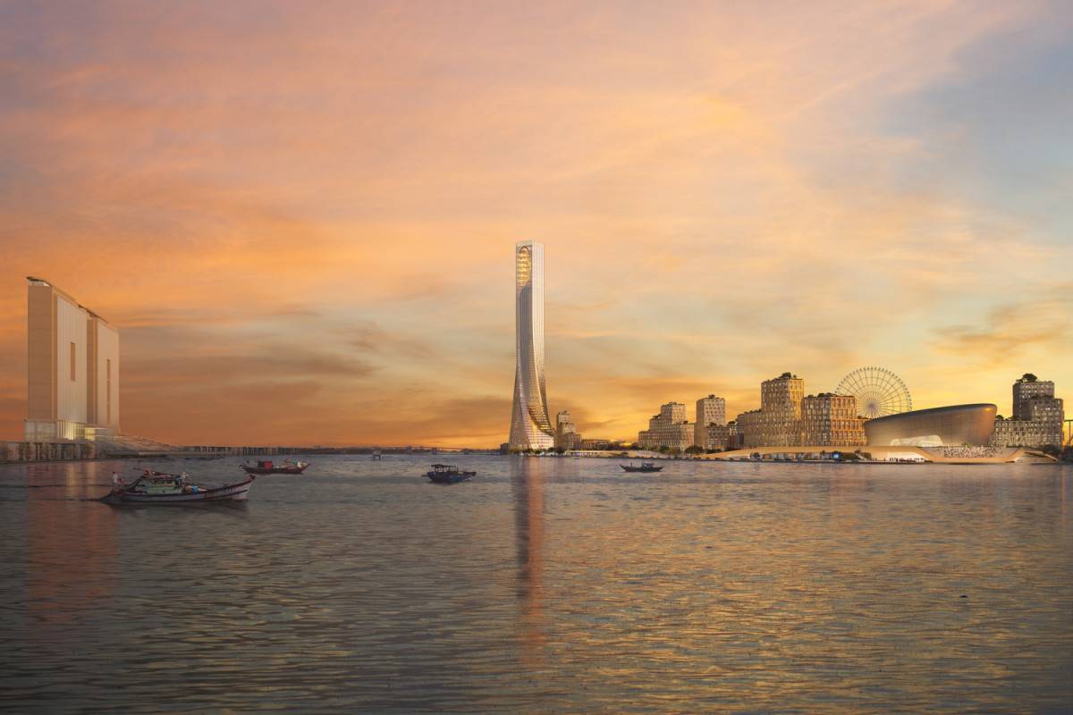 Tòa tháp 69 tầng - biểu tượng vươn cao của Đà Nẵng tương lai. Ảnh phối cảnh minh họa Sun Group