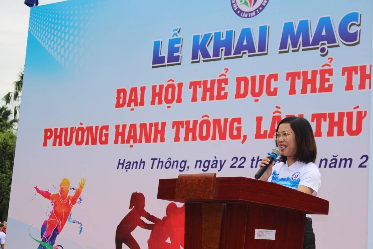 Phường Hạnh Thông (TP. Hồ Chí Minh): Khai mạc Đại hội thể thao lần thứ I năm 2025 - toàn dân thi đua rèn luyện sức khỏe