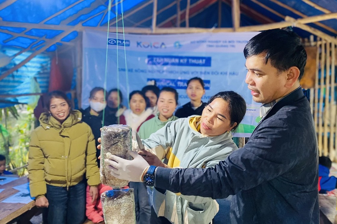 Quảng Trị: Tập huấn sinh kế thích ứng biến đổi khí hậu cho bà con miền núi