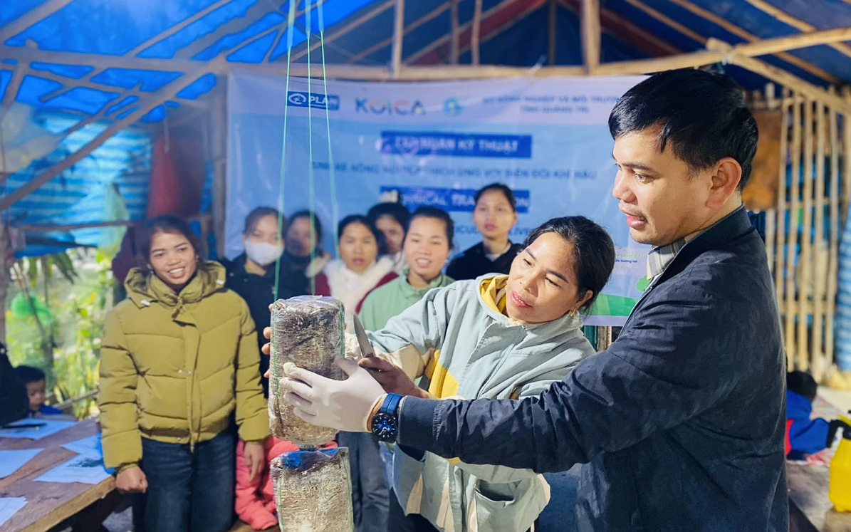 Quảng Trị: Tập huấn sinh kế thích ứng biến đổi khí hậu cho bà con miền núi