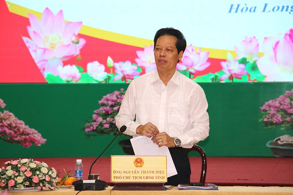 Phó Chủ tịch Ủy ban nhân dân tỉnh Nguyễn Thành Diệu ghi nhận và biểu dương những nỗ lực của các xã trong duy trì tốc độ tăng trưởng kinh tế, giữ vững ổn định chính trị - xã hội