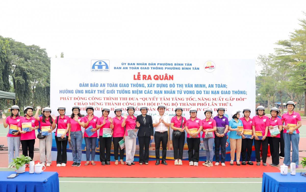 Phường Bình Tân (TP. Hồ Chí Minh) ra quân đảm bảo trật tự giao thông, lập lại trật tự đô thị