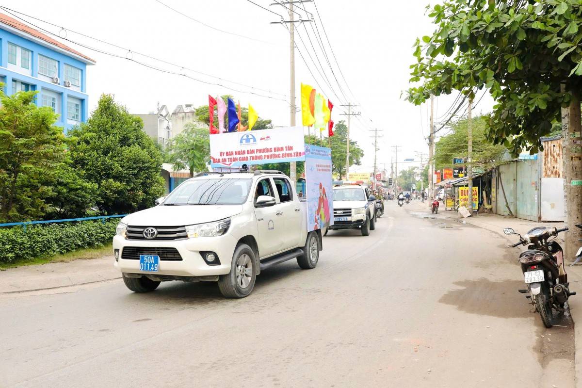 Phường Bình Tân (TP. Hồ Chí Minh) ra quân đảm bảo trật tự giao thông, lập lại trật tự đô thị